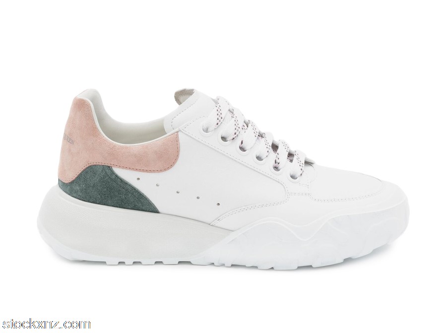 Alexander McQueen Court Trainer White Taffy Blue Shell Pink (W) 633914WIA9C9914 ASH