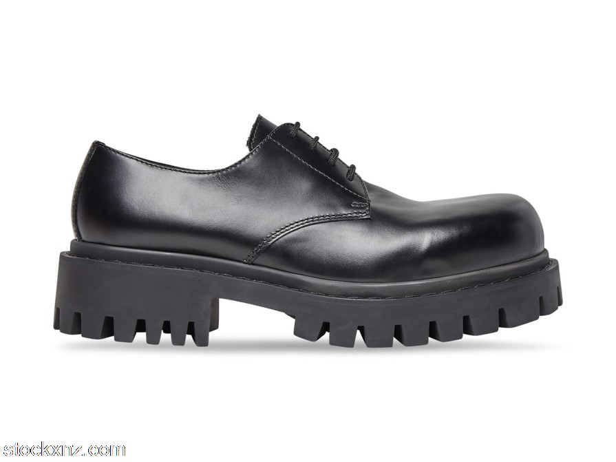 Balenciaga Sergent 20mm Derby Black 701393WBD401000 ASH