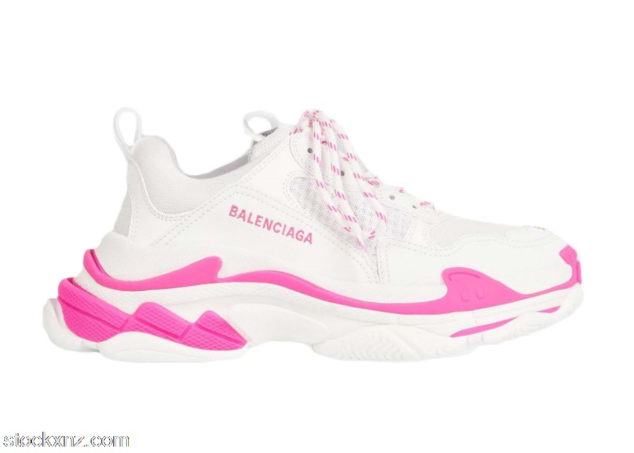 Balenciaga Triple S Fluo Pink White (W) 524039W2CA35390 ASH