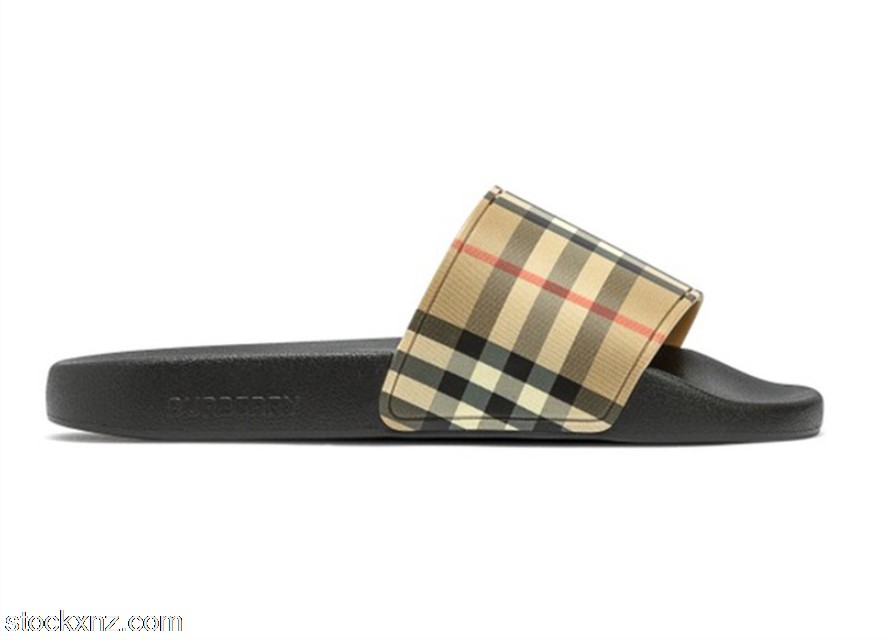 Burberry Embossed Logo Slides Archive Beige 80239651 ASH