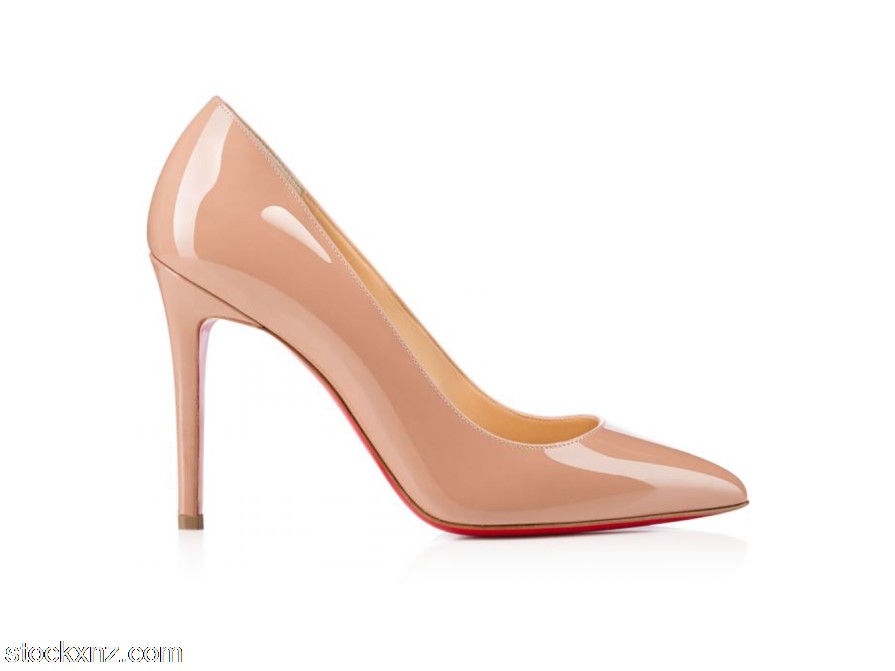 Christian Louboutin Pigalle Pump 100mm Nude Patent (W) 3080680PK20 ASH