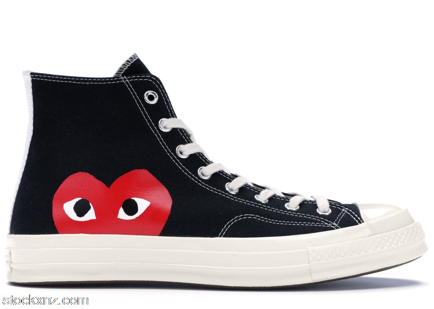 Converse Chuck Taylor All-Star 70 Hi Comme des Garcons PLAY Black 150204C ASH