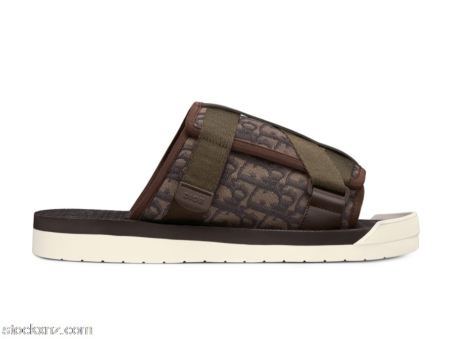 Dior Alpha Sandal Ebony Dior Oblique Jacquard 3SA081YXV_H767 ASH