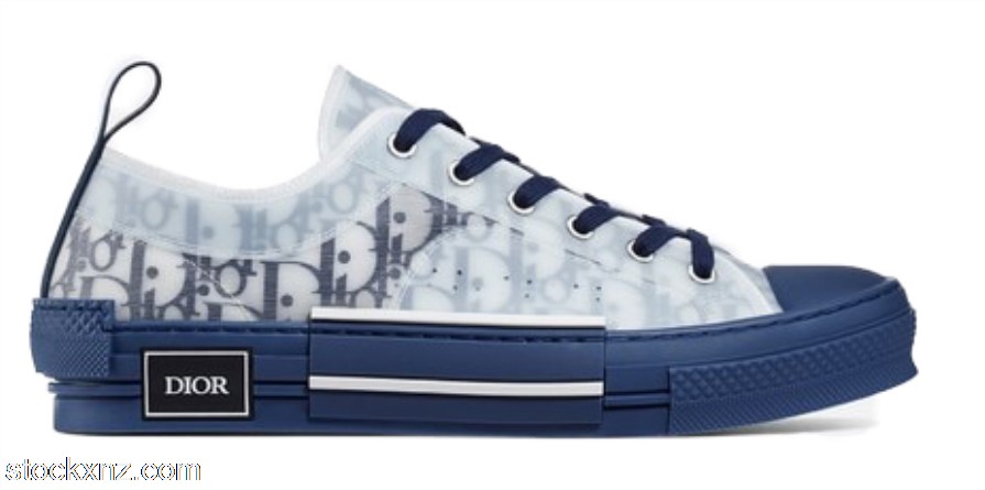 Dior B23 Low Top Blue Oblique 3SN249YNT_H565 ASH