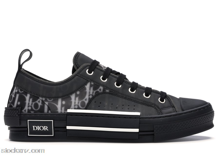 Dior B23 Low Top Canvas Oblique Black 3SN249YJP_H960 ASH