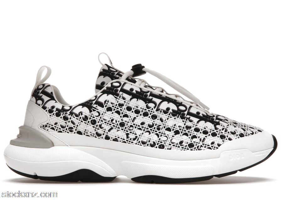 Dior B24 Oblique Cannage Motif White 3SN248YJT_H069 ASH