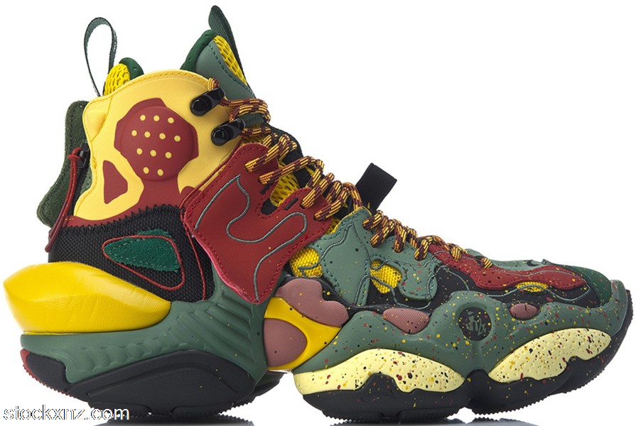 Li-Ning 2020 Ace Green Red Yellow (Kith exclusive) ASH