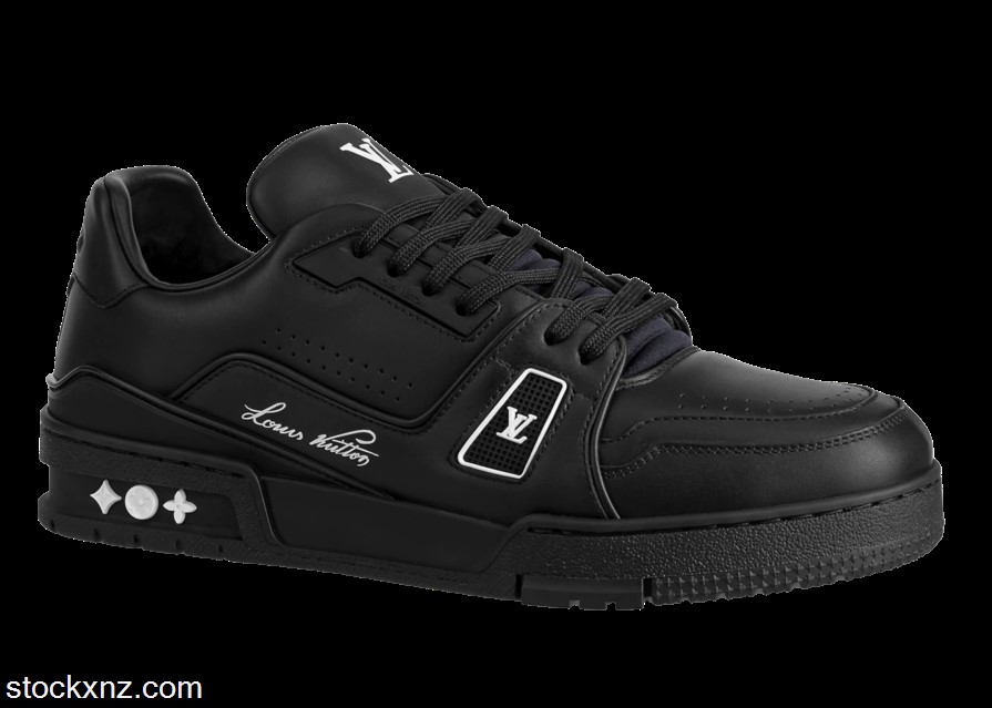 Louis Vuitton LV Trainer Black Wool 1A9AFM ASH