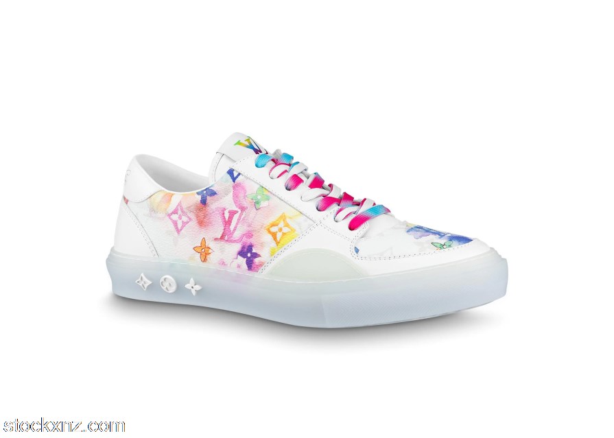 Louis Vuitton Ollie White Rainbow Monogram 1A8SGR ASH
