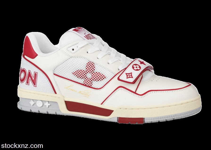 Louis Vuitton Trainer Red Mesh 1A98VL ASH