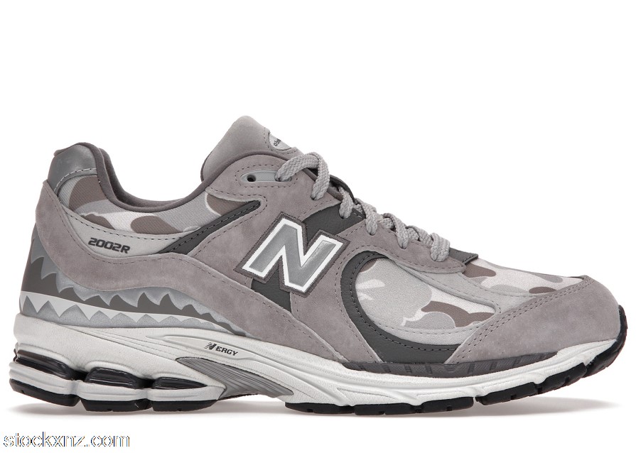 New Balance 2002R BAPE Grey M2002RBG ASH
