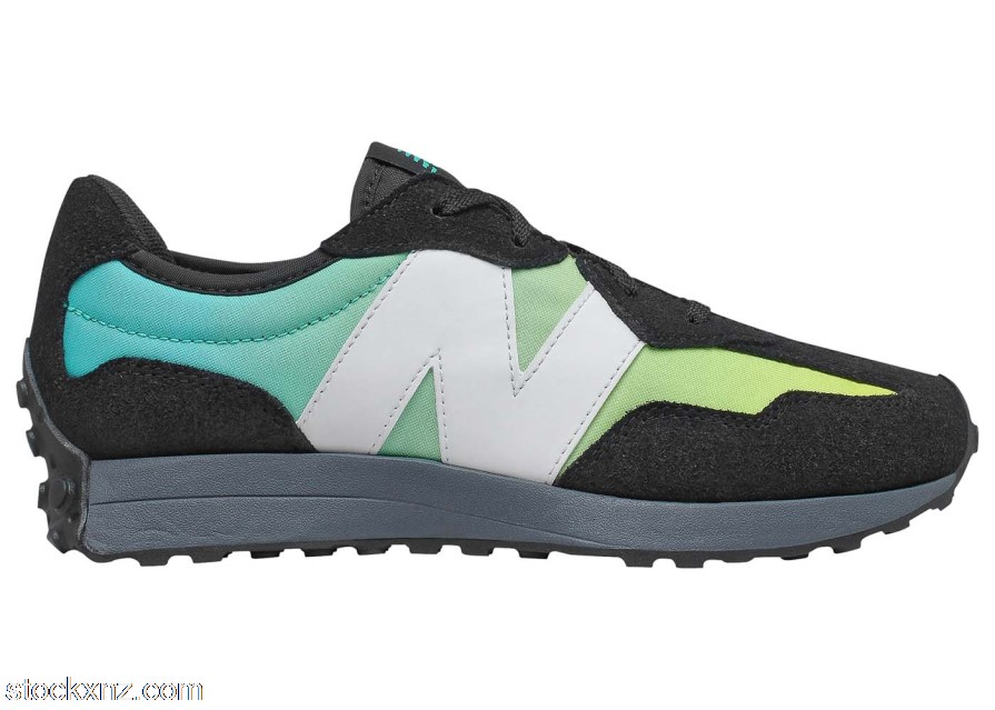 New Balance 327 Black Summer Jade (GS) GS327SA ASH