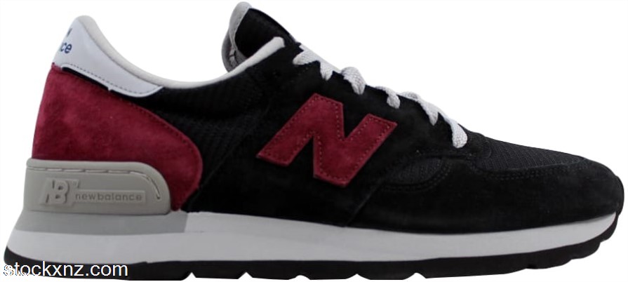 New Balance 990 Connoisseur Painters Black Burgundy M990CBO ASH