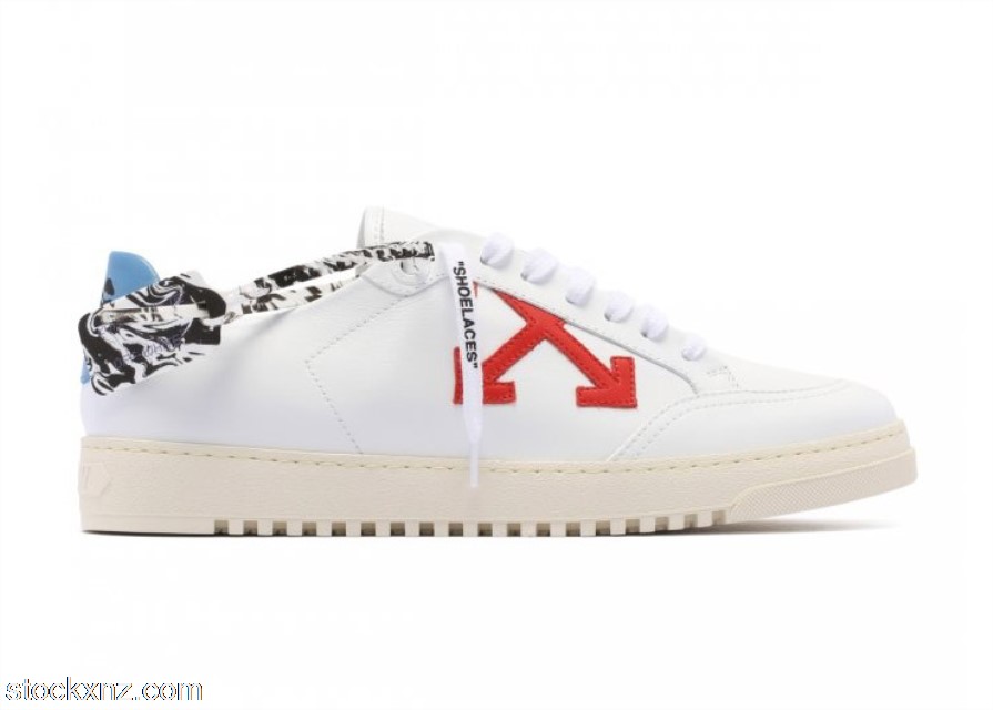 OFF-WHITE 2.0 Low Top White Red Arrow SS21 OMIA042R21LEA0020125 ASH