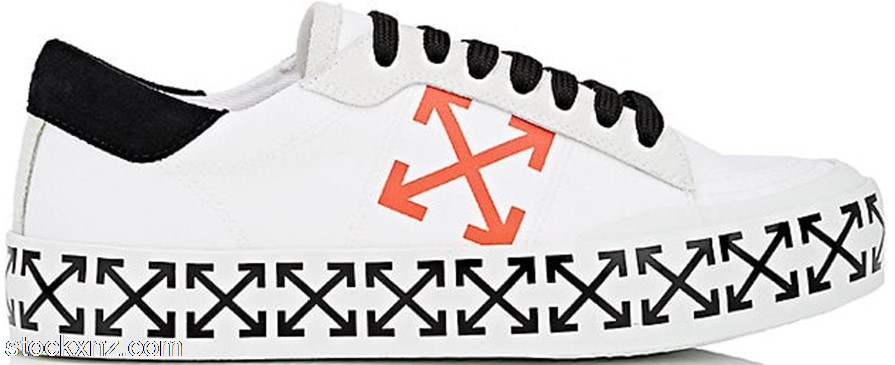 OFF-WHITE Canvas Low Arrow Print White ASH