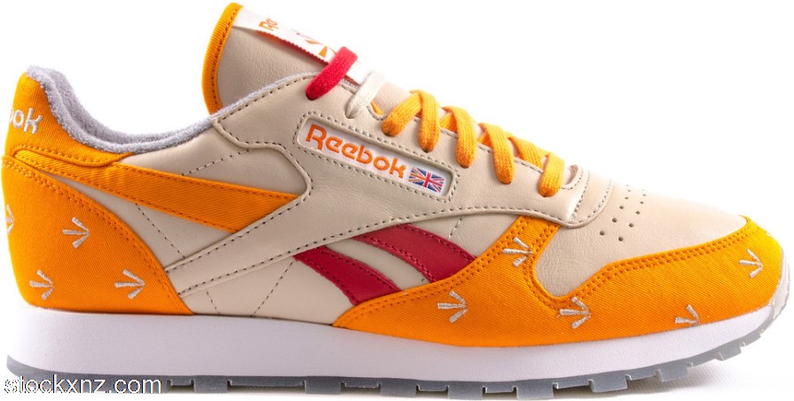Reebok Classic Leather 30th Anniversary Gary Warnett Bone Orange V59333 ASH