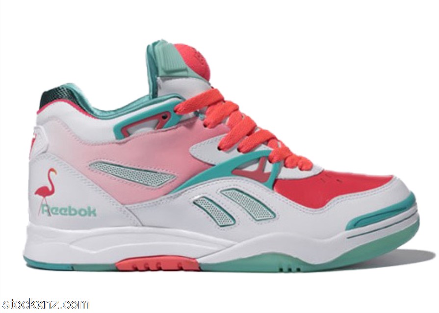 Reebok Court Victory Pump 2 Michael Chang Miami Vice 6-J05296 ASH