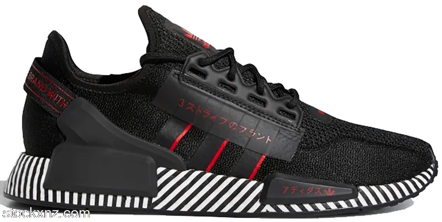 adidas NMD R1 V2 Dazzle Camo Black FY2104 ASH