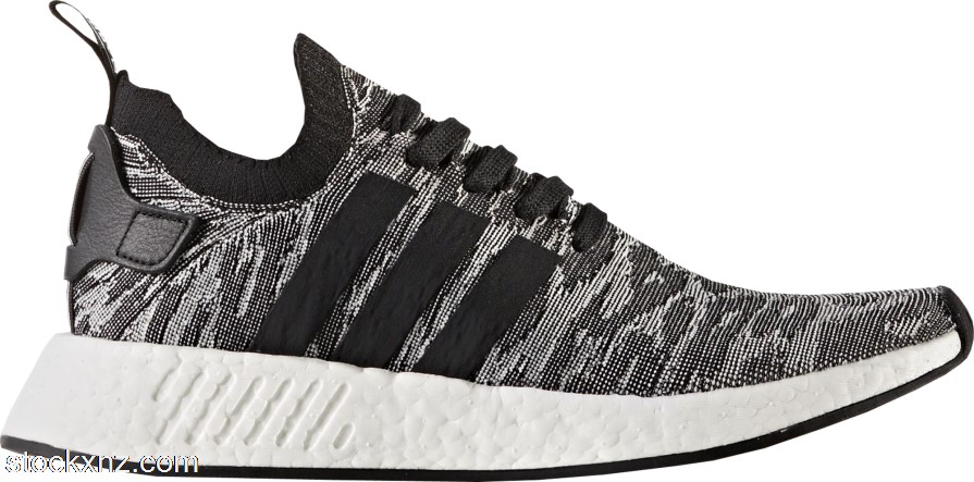 adidas NMD R2 Black White Future Harvest BY9409 ASH