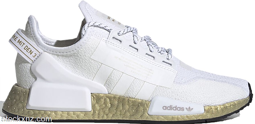 adidas NMD V2 Cloud White Gold Metallic (W) FW5450 ASH