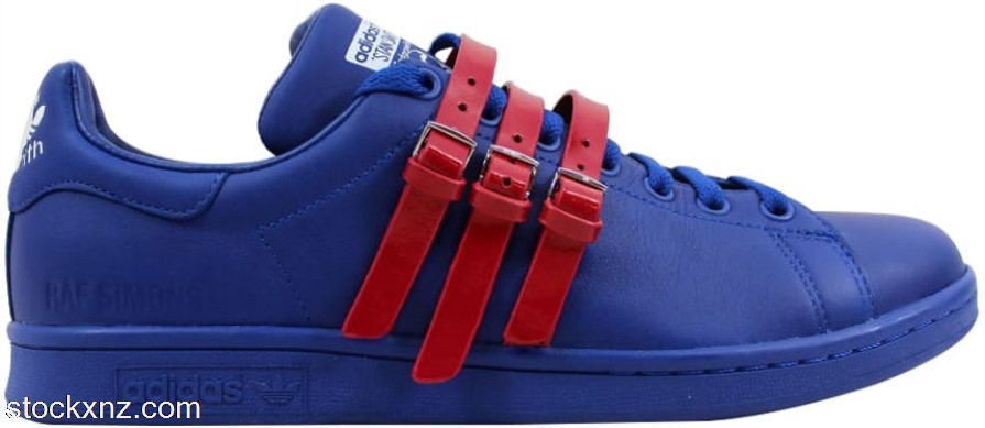 adidas Raf Simons Stan Smith Strap Royal Blue Red AQ2723 ASH