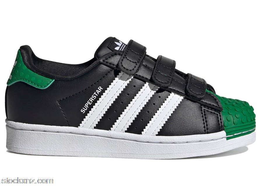 adidas Superstar LEGO Black Green White (PS) GY3325 ASH