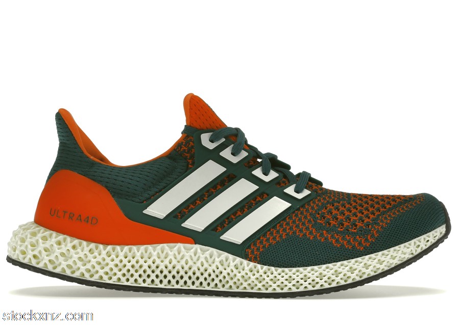 adidas Ultra 4D Miami Hurricanes Q46439 ASH