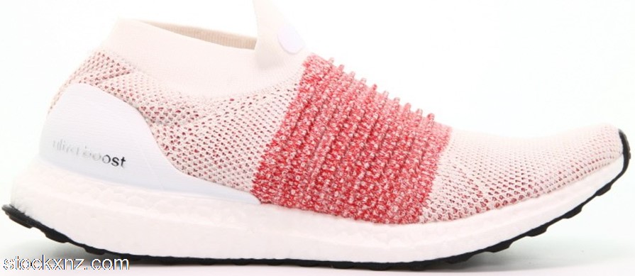 adidas Ultra Boost Laceless White Scarlet BB6136 ASH