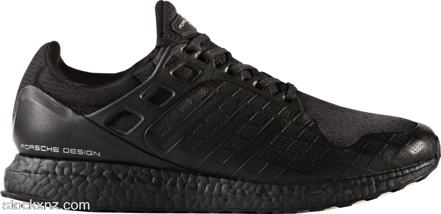 adidas Ultra Boost Trainer Porsche Design Triple Black S81203 ASH